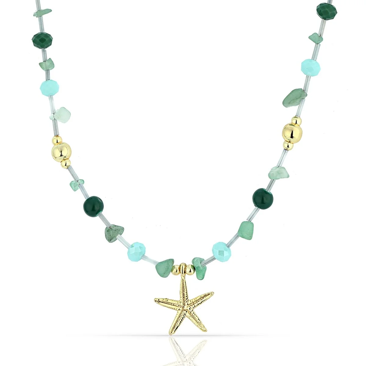 Renkli Taşlı Kolye