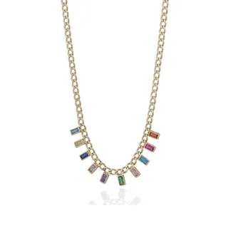 Renkli Taşlı Kolye